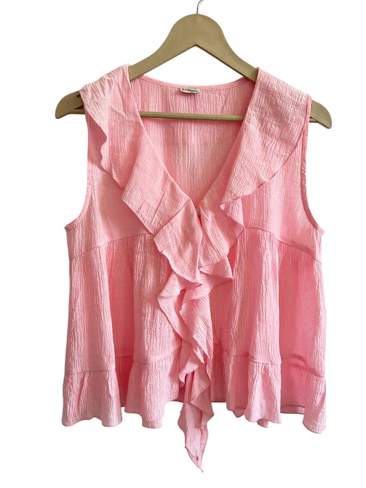 Pink Ruffle Top