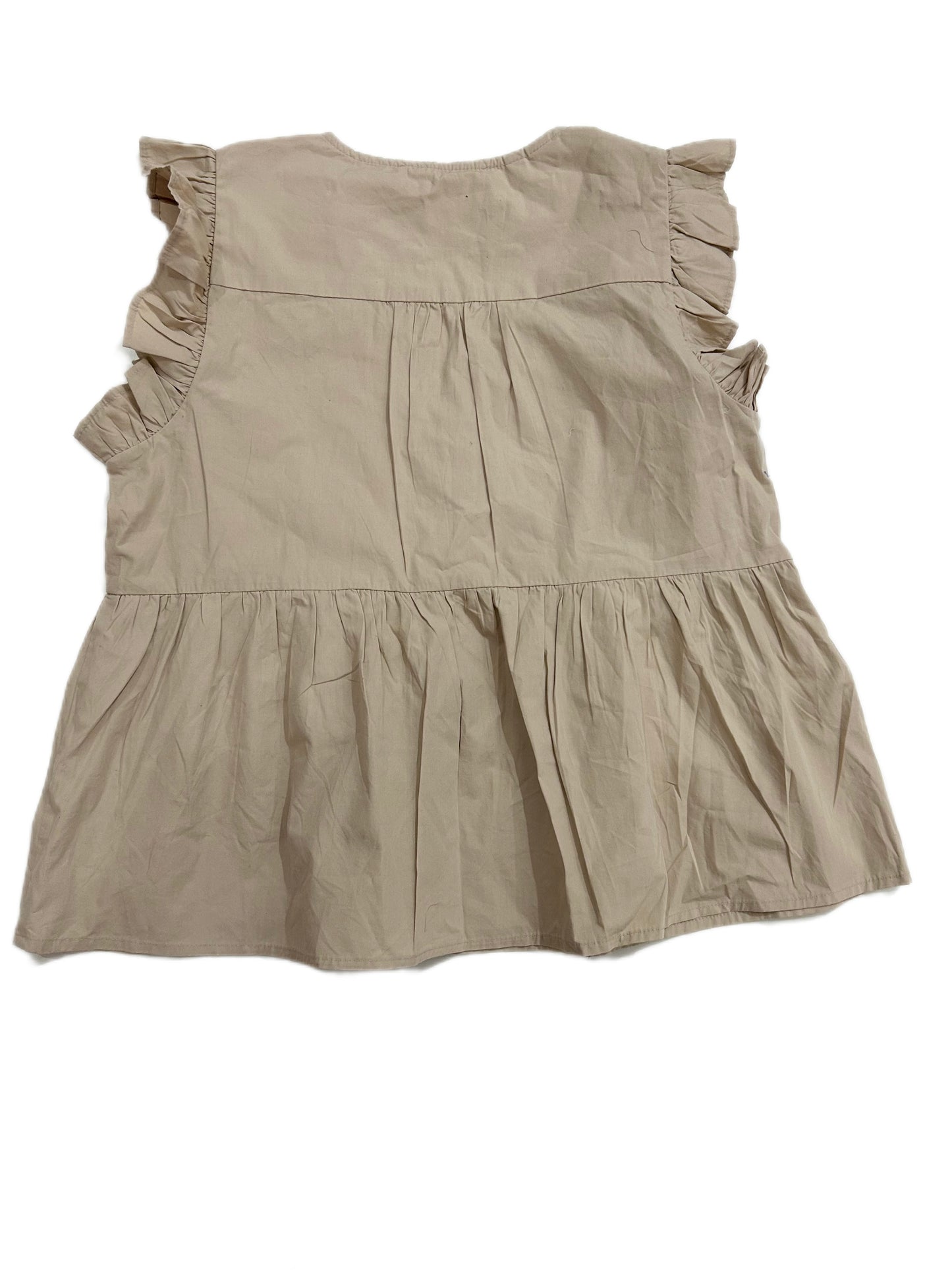 Ruffled Beige Top