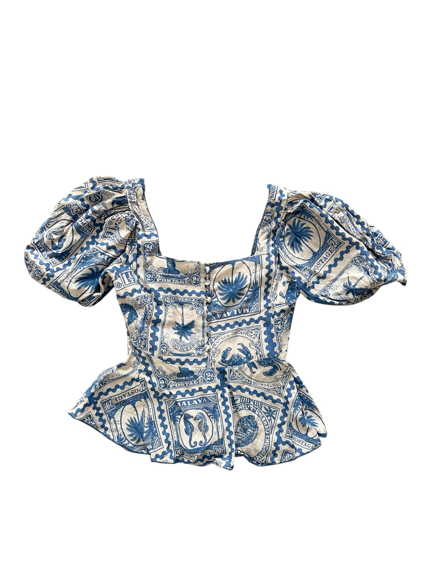 Beach Peplum Top