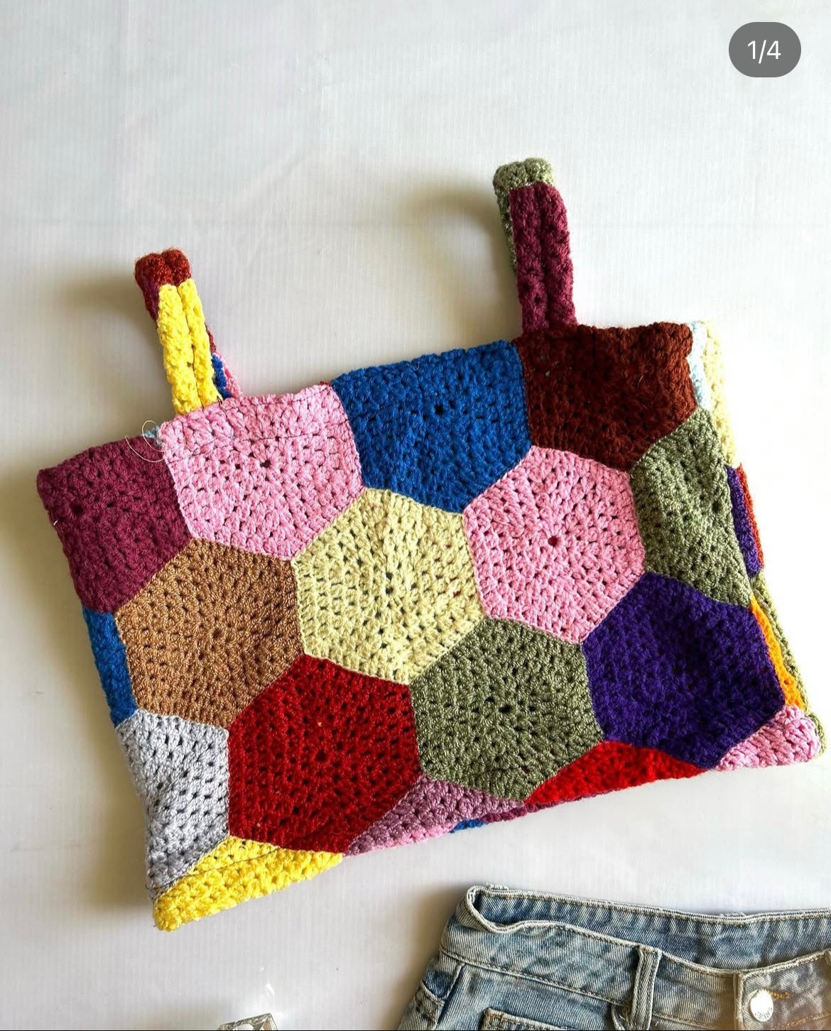 Patchwork Crochet Top