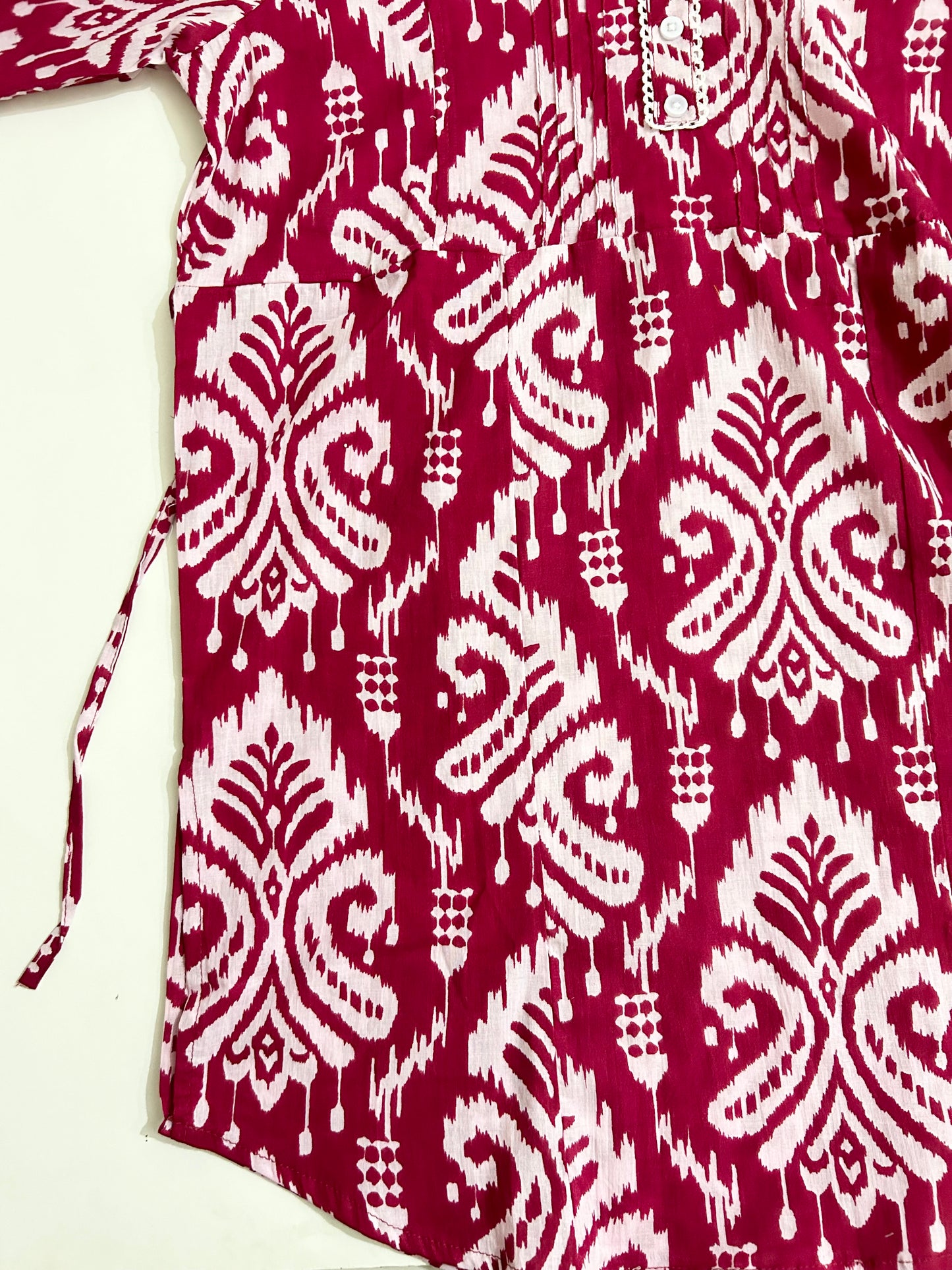 Ethnic Red Kurta Top