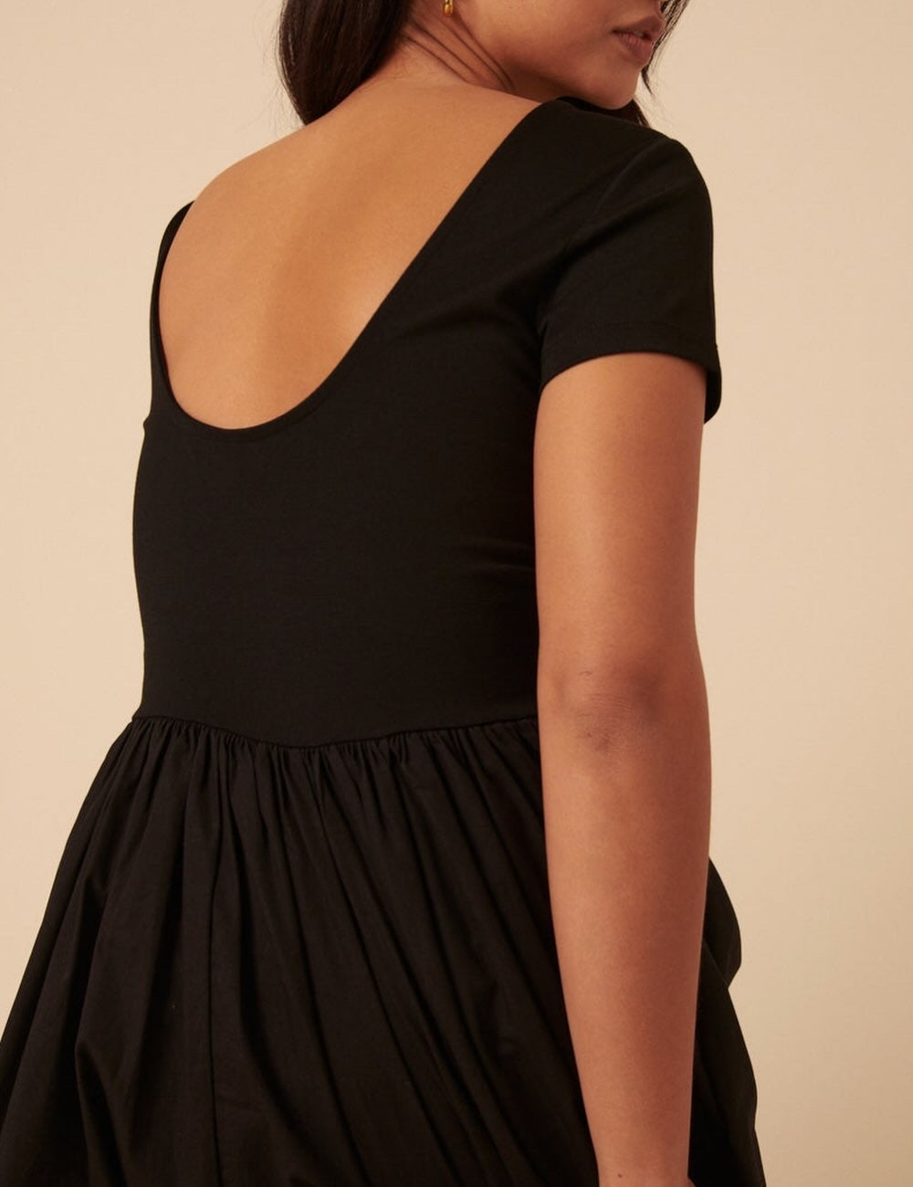 Black Solid Dress