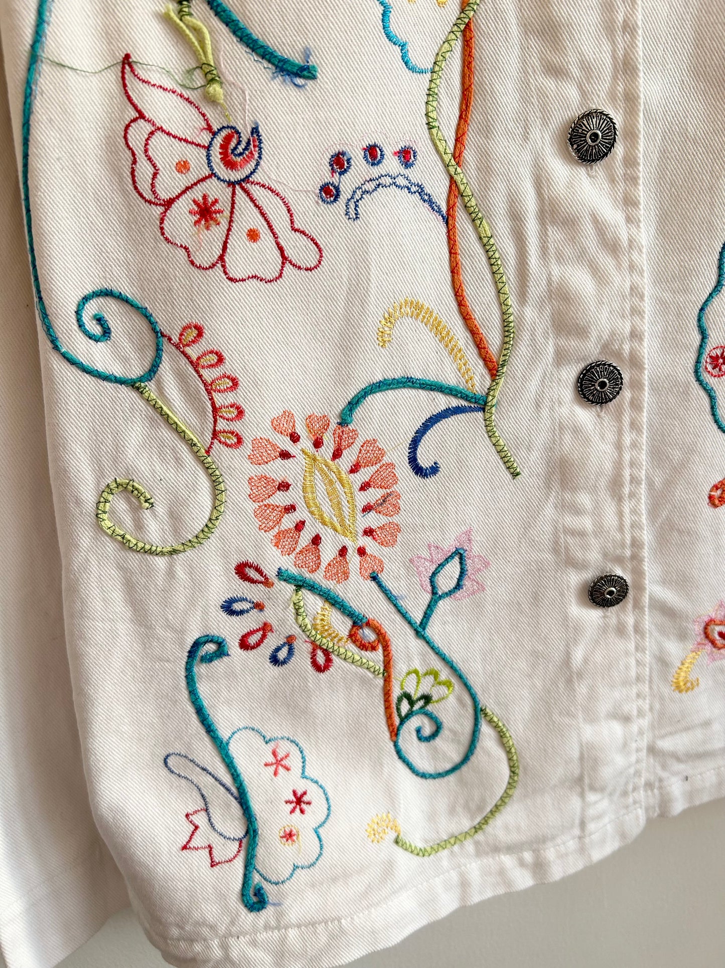 Embroidered Denim Jacket