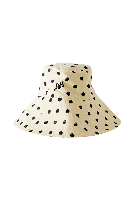 Damson Madder Polka Dot Hat