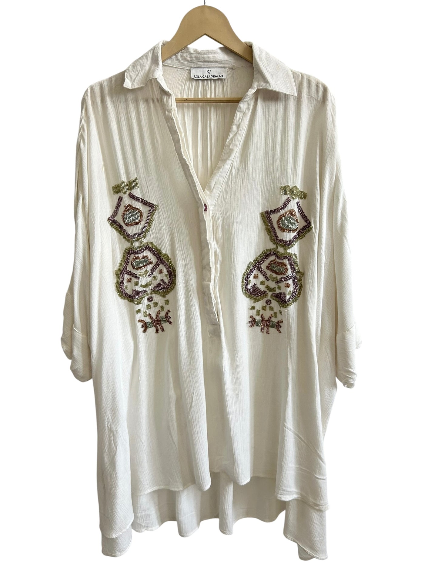 Embellished Kaftan Top