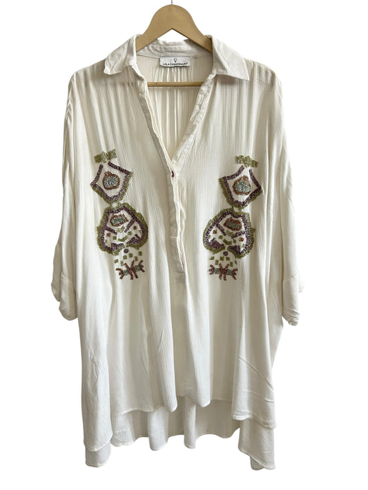 Embellished Kaftan Top
