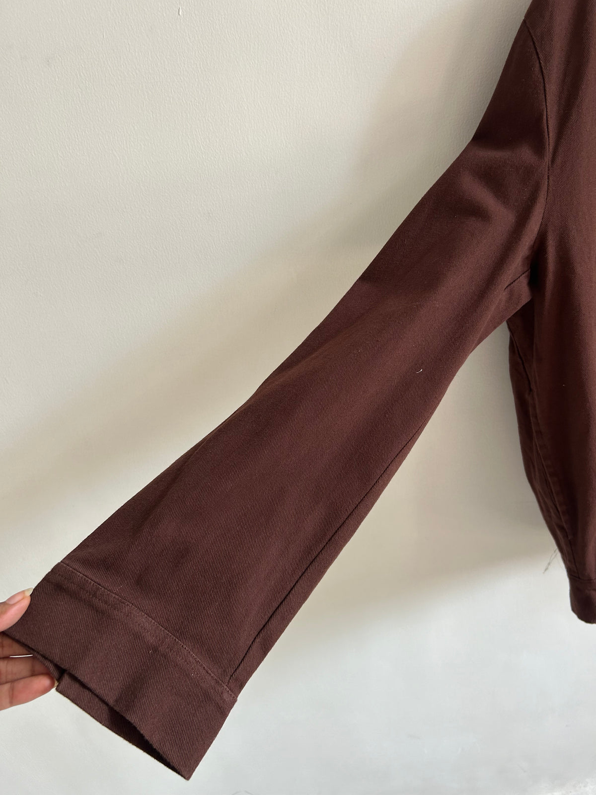 Brown Cotton Jacket: 50”