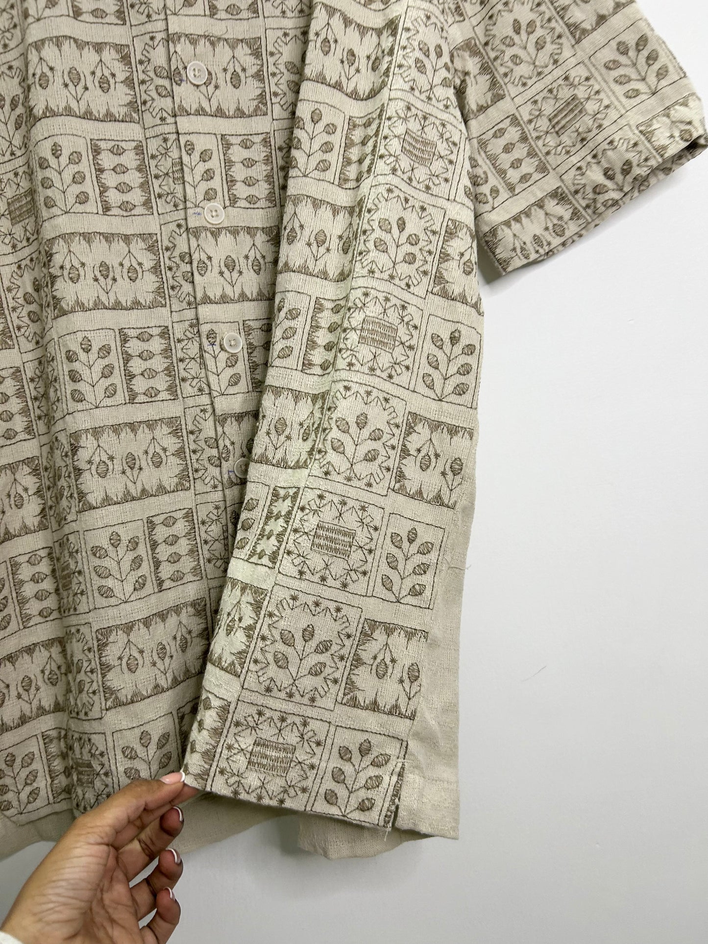 Cotton Embroidered Shirt