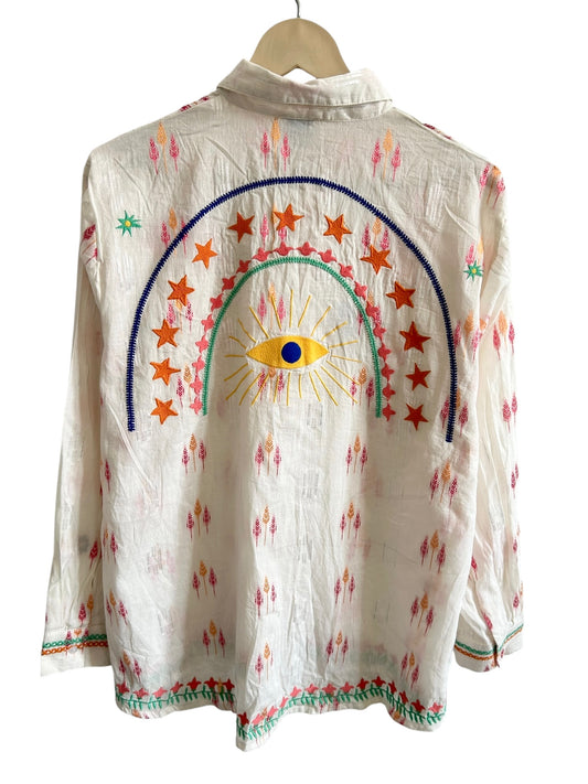 Cotton Embroidered Shirt