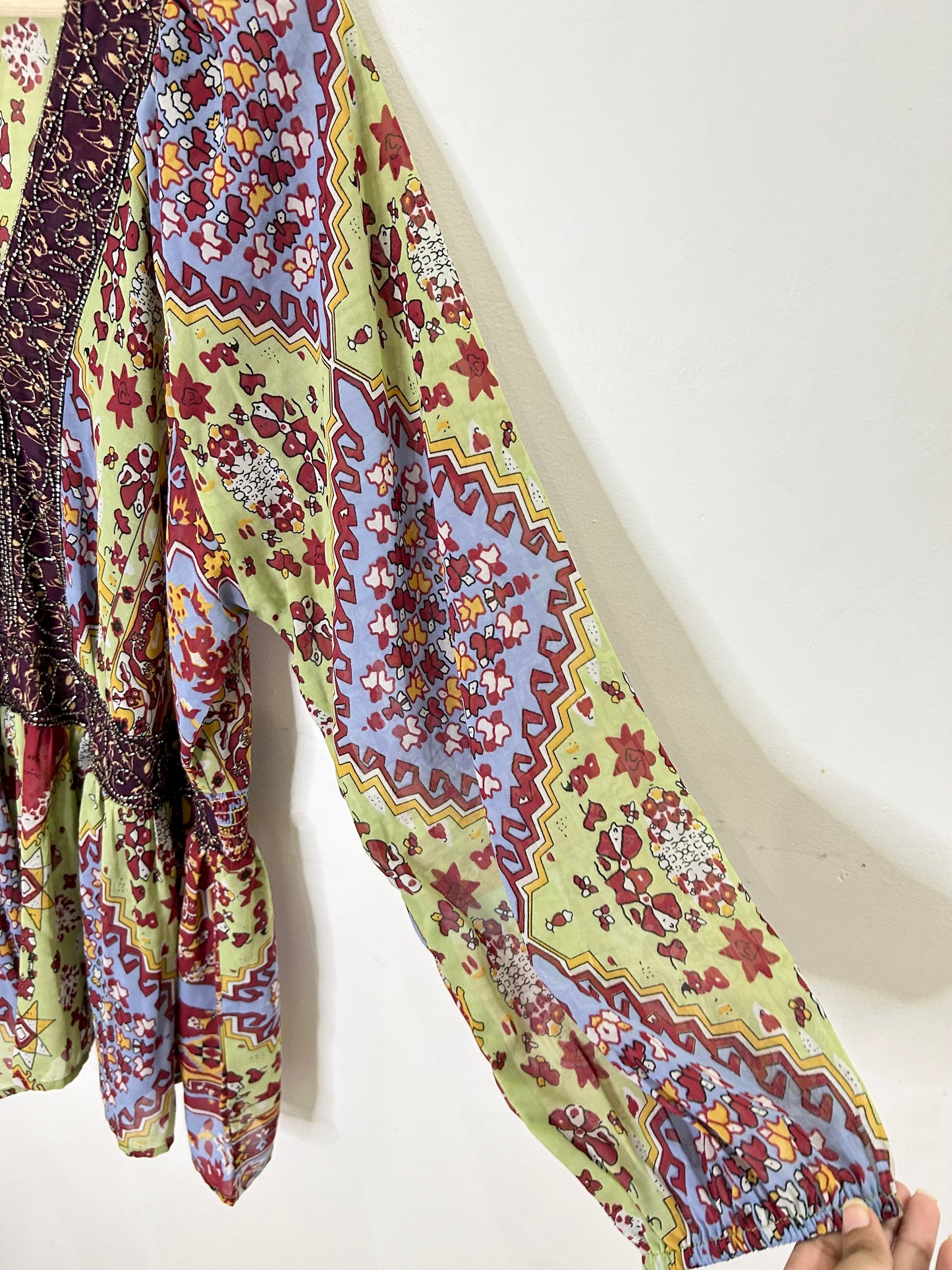 Boho Embellished Top