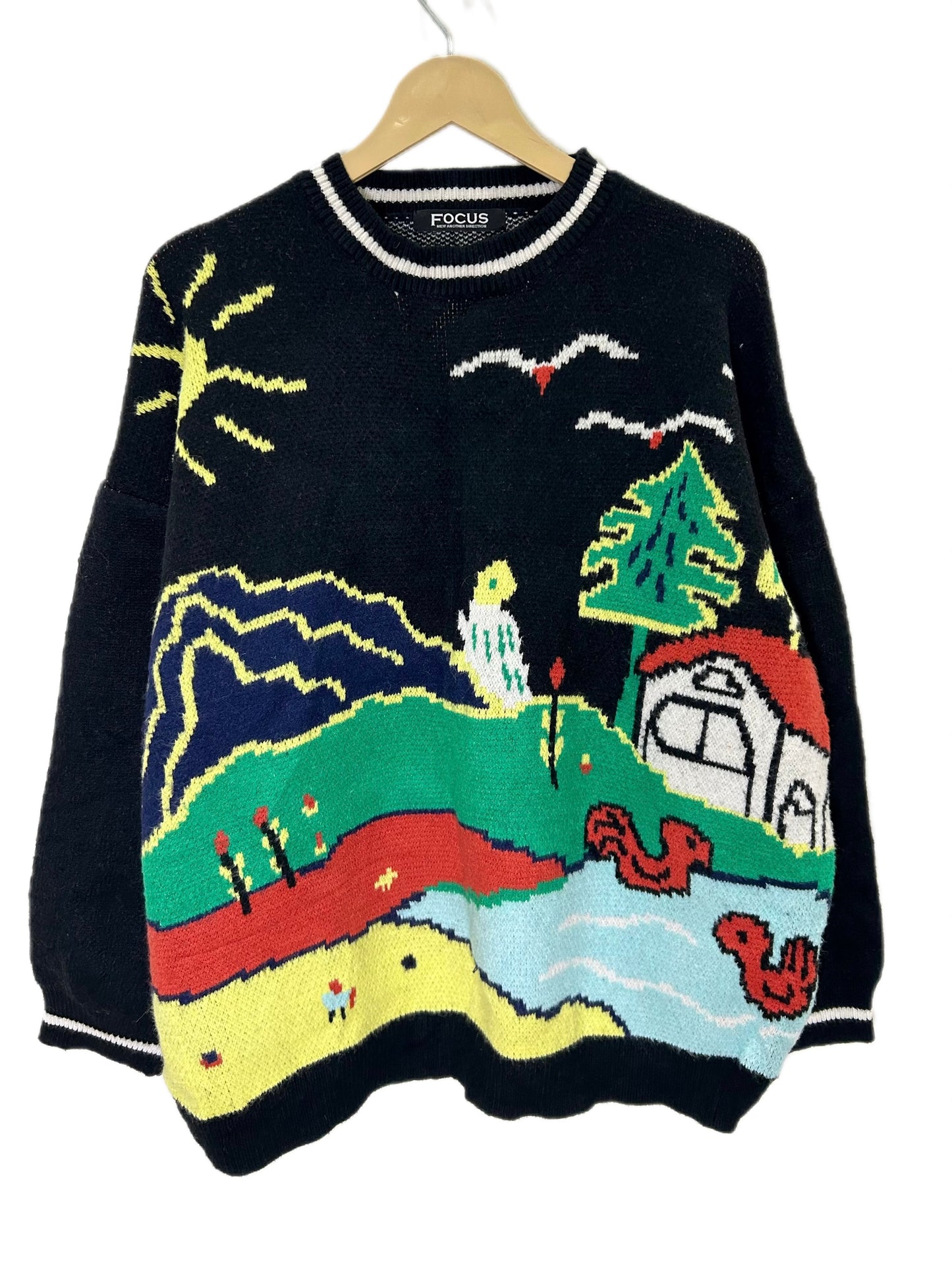 Mountain Landscape Sweater