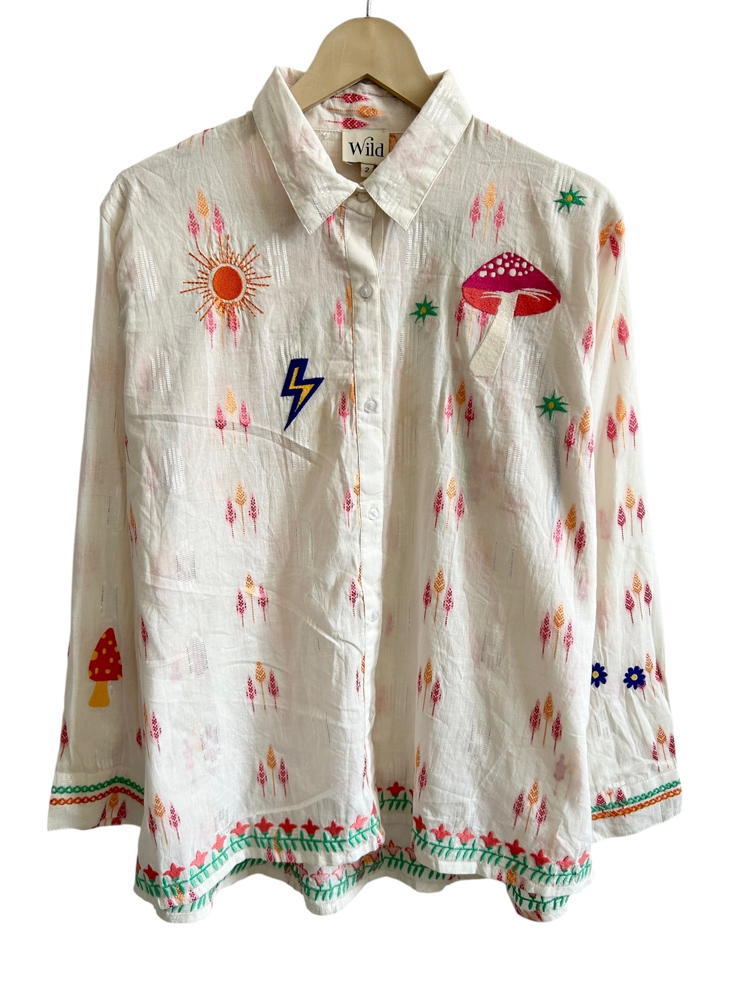 Cotton Embroidered Shirt