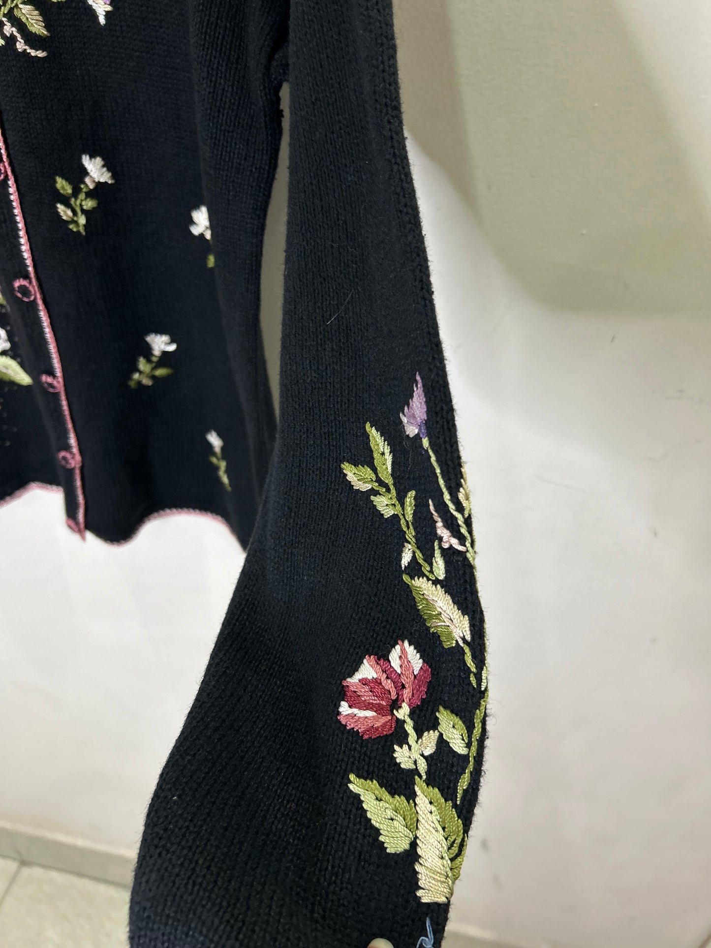 Embroidered Cardigan