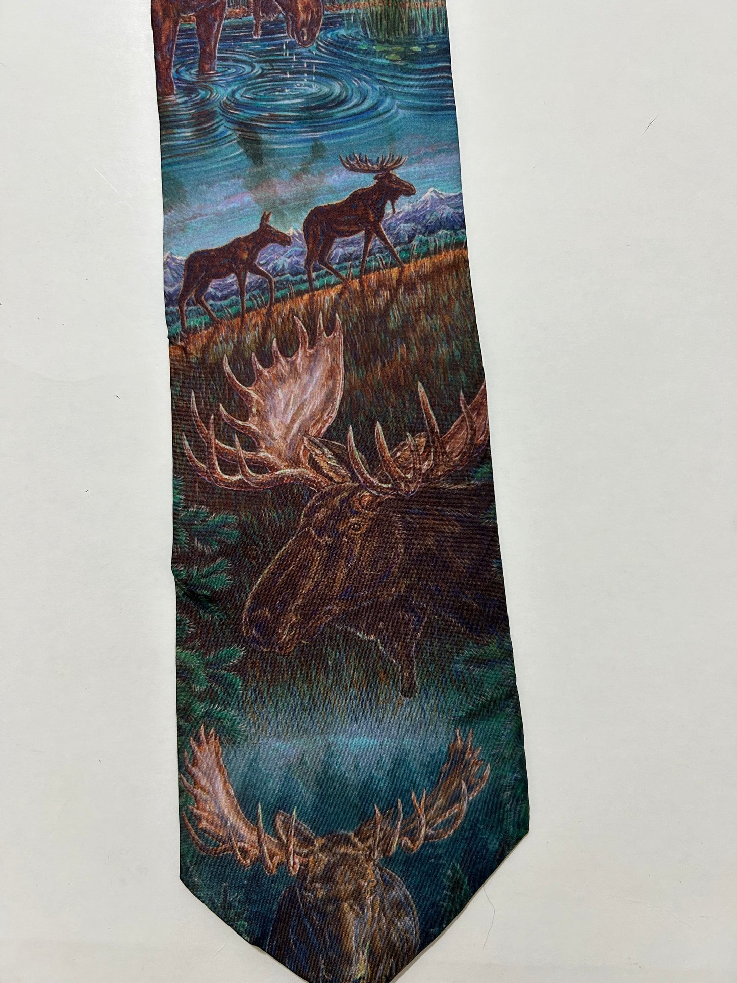 Vintage Moose Tie