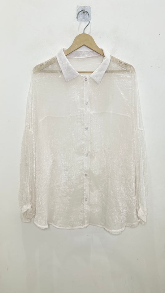 Sheer White Shirt