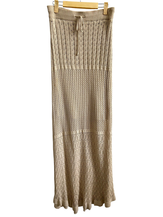 Beige Crochet Skirt