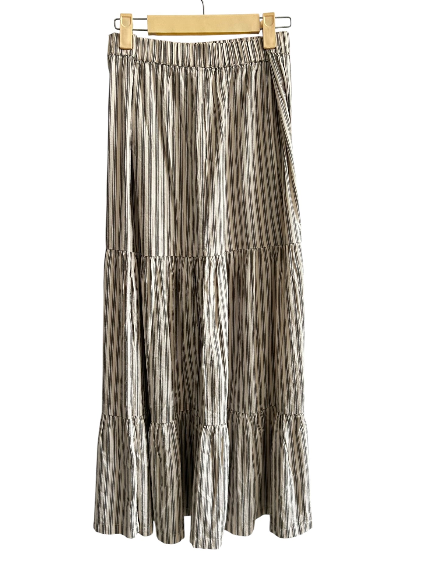 Striped Cotton Skirt