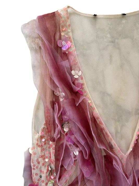 3D Rose Embellishments Dress