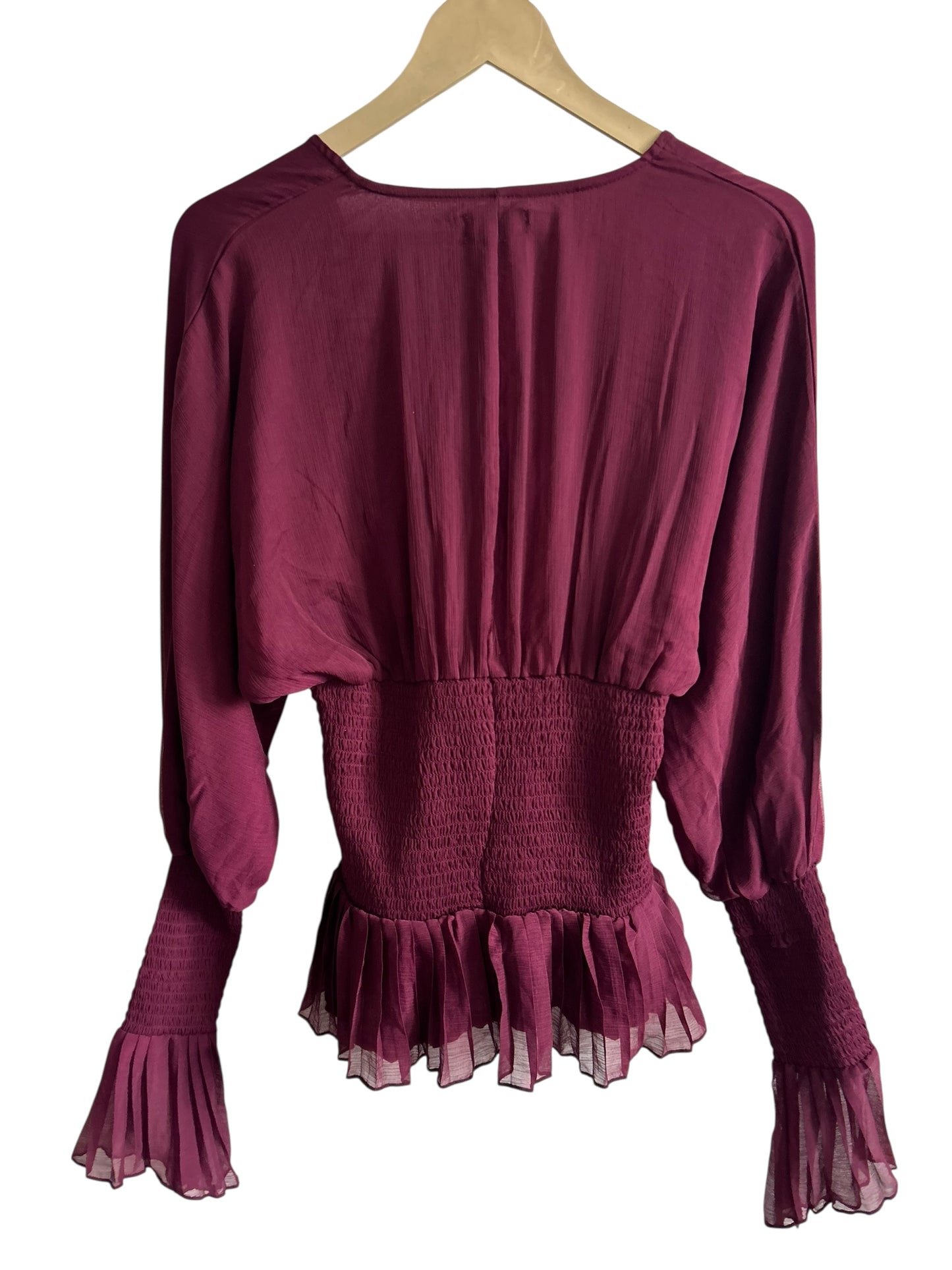 BOOHOO Shirred Blouse