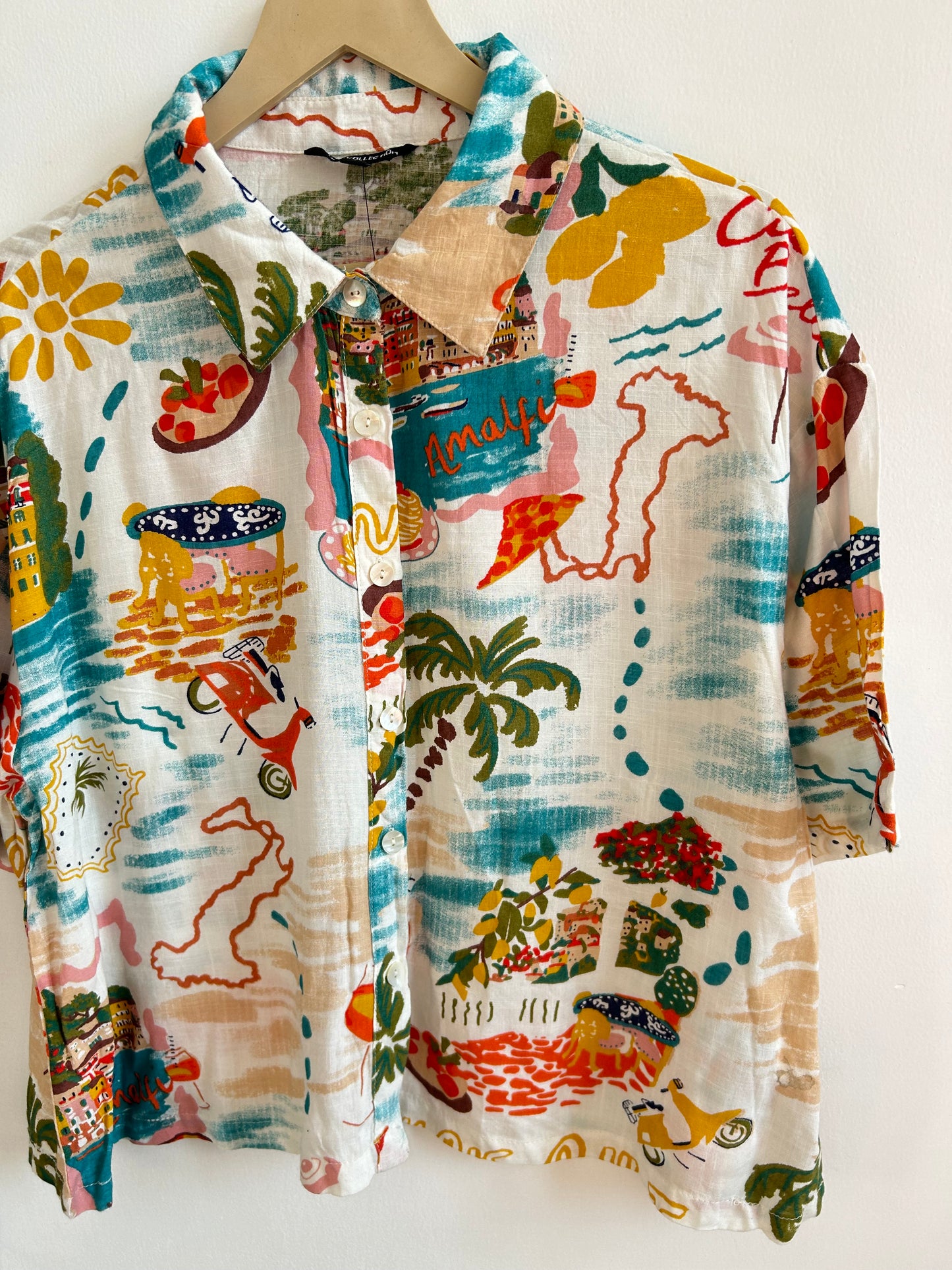 Beach Print Shirt