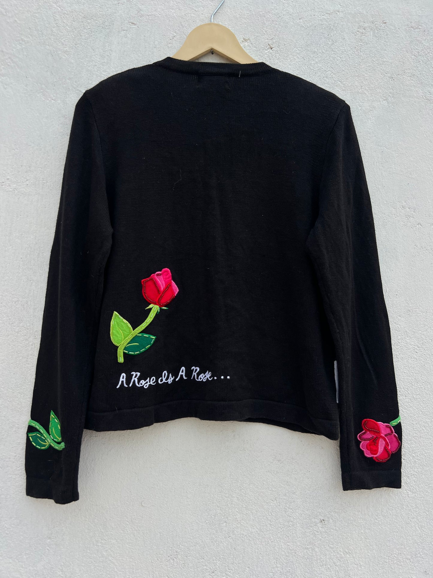 Rose Beaded Sweater