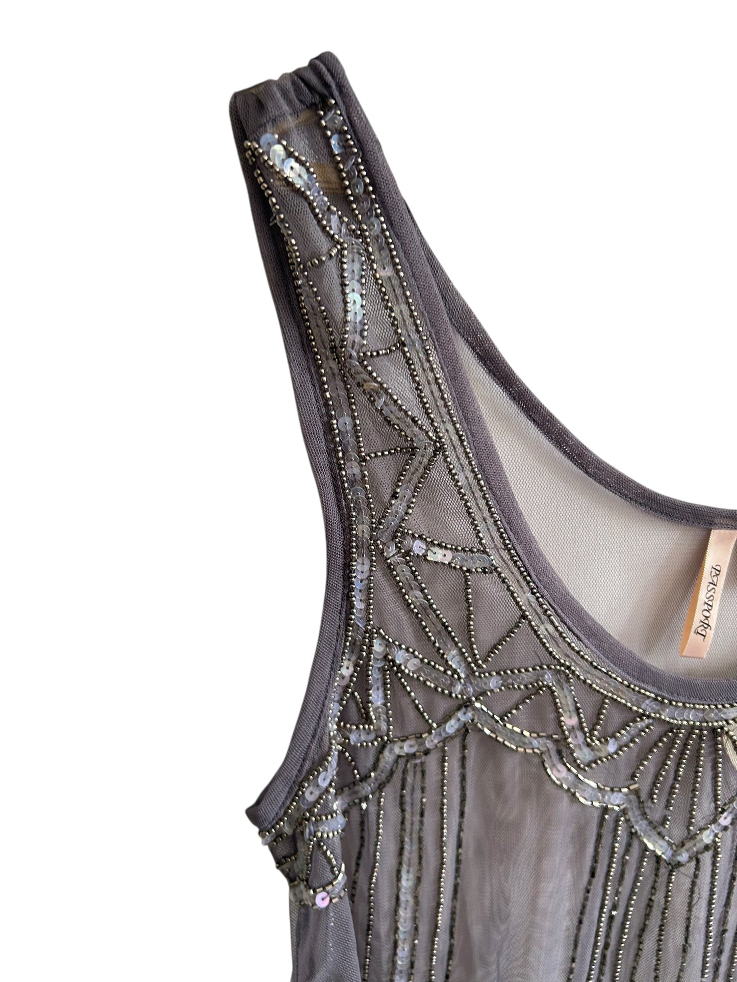 Sequin Mesh Top