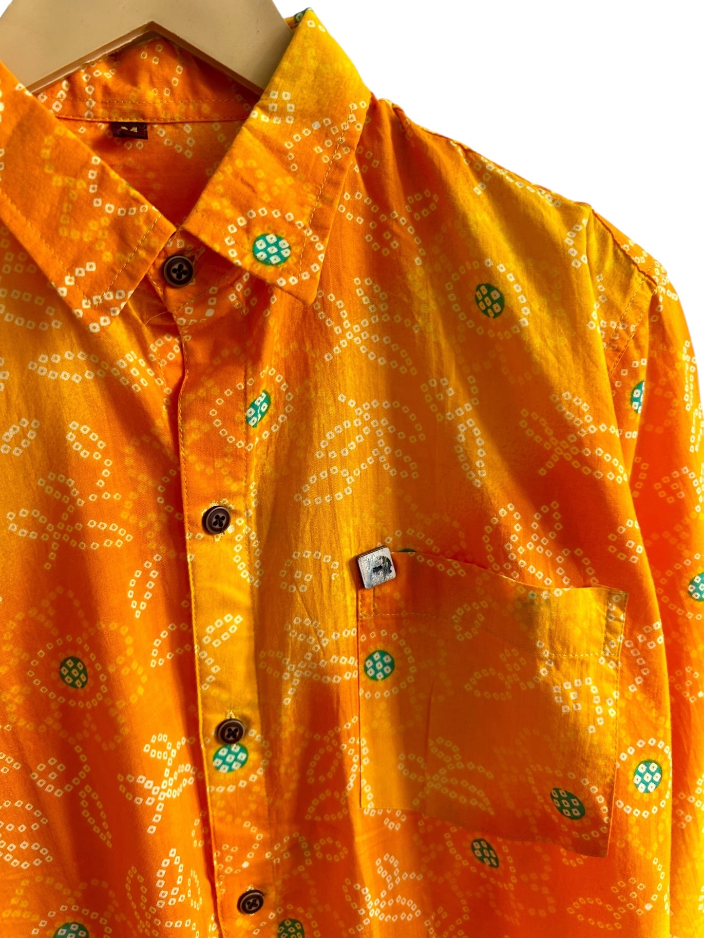 Bandhani Print Shirt