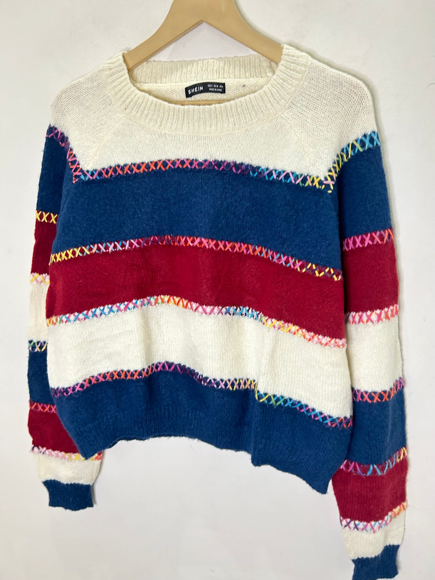 Multicolor Patchy Sweater