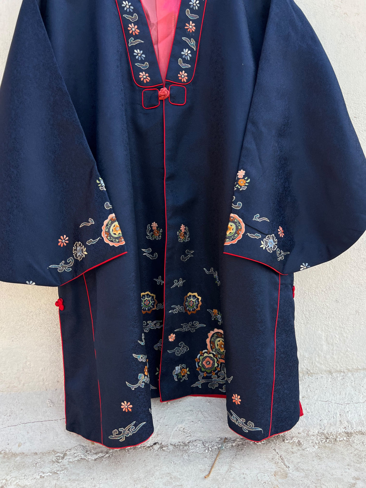 Blue Vintage Jacket: 44”
