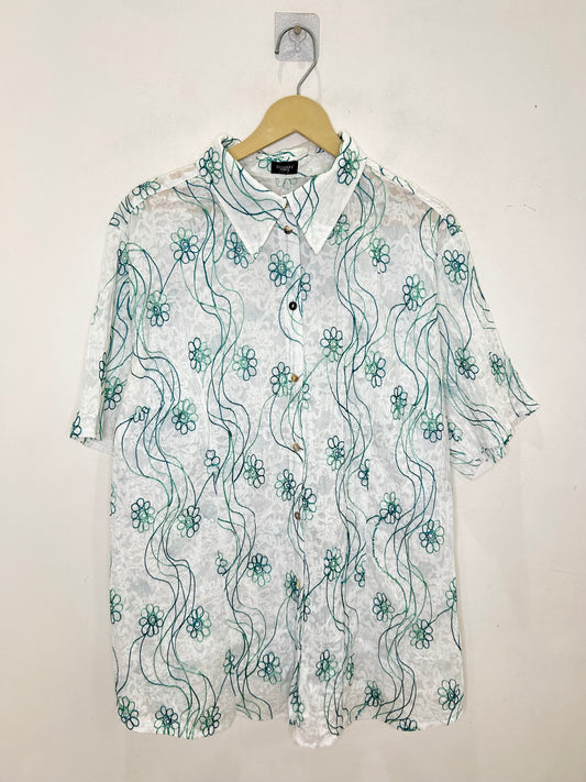 Embroidered Shirt: Chest- 50”