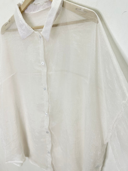 Sheer White Shirt
