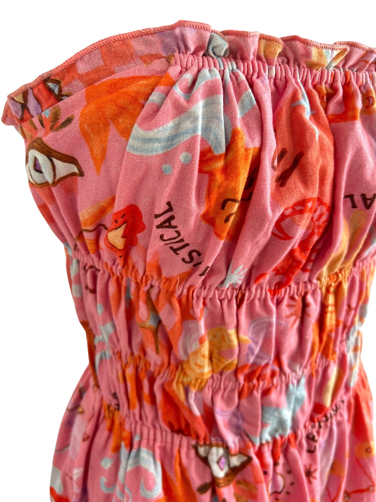 Strapless Quirky Dress