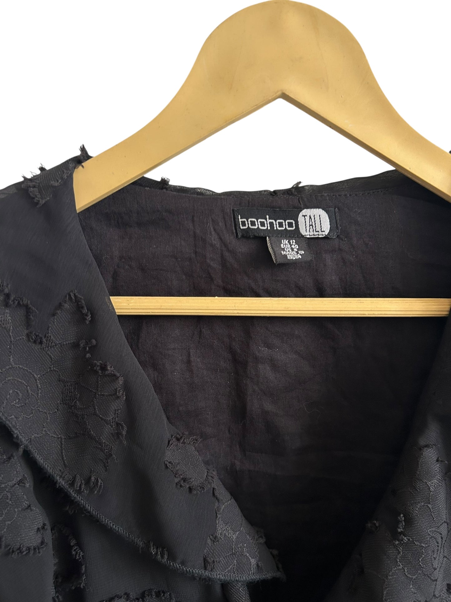 BOOHOO Ruffle Dress