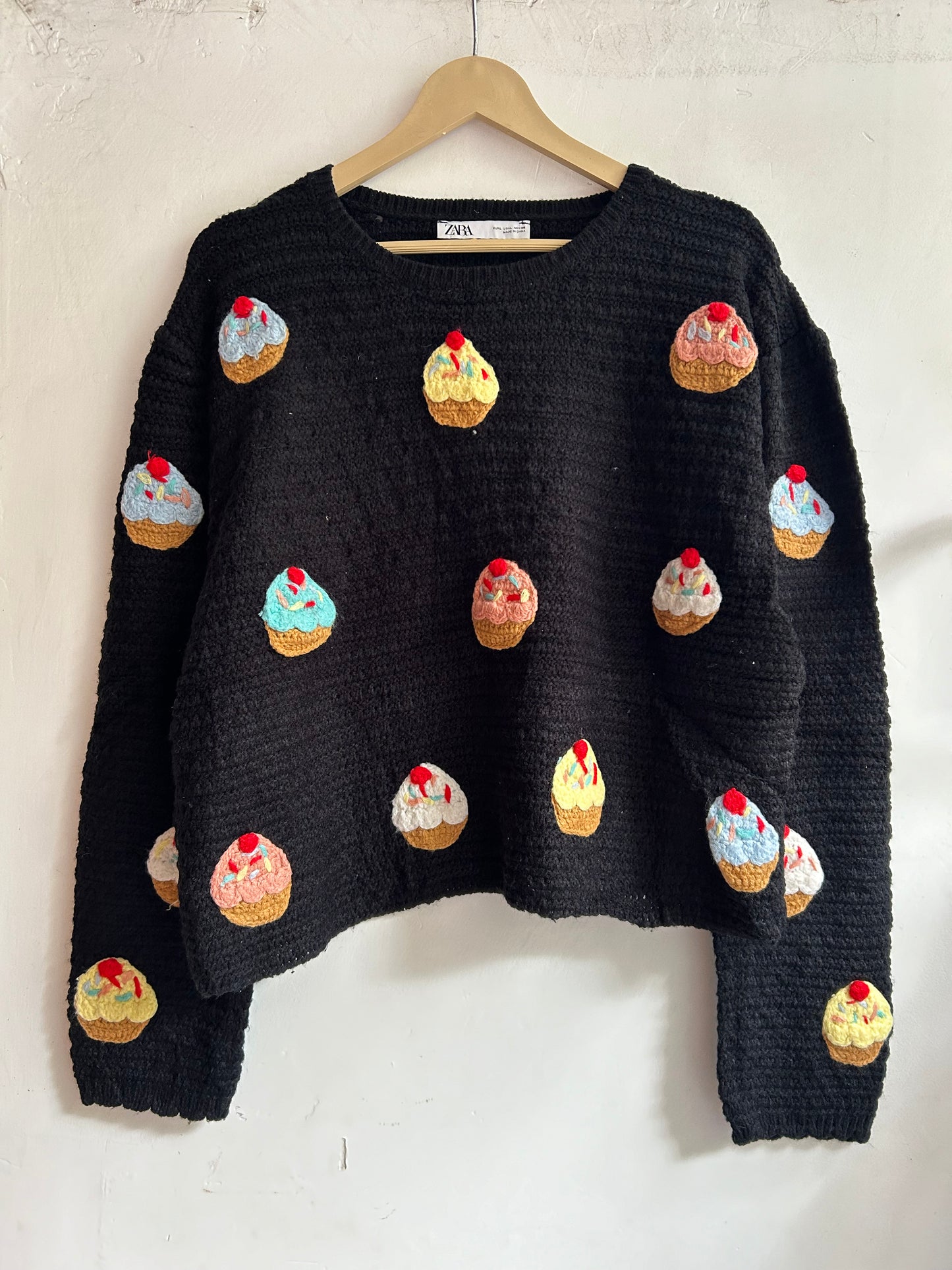 ZARA Cupcake Sweater
