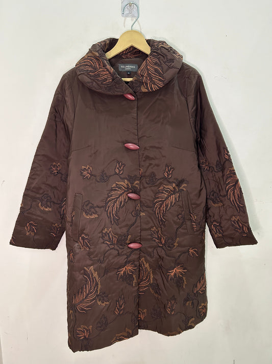 Quilted Embroidered Puffer Jacket