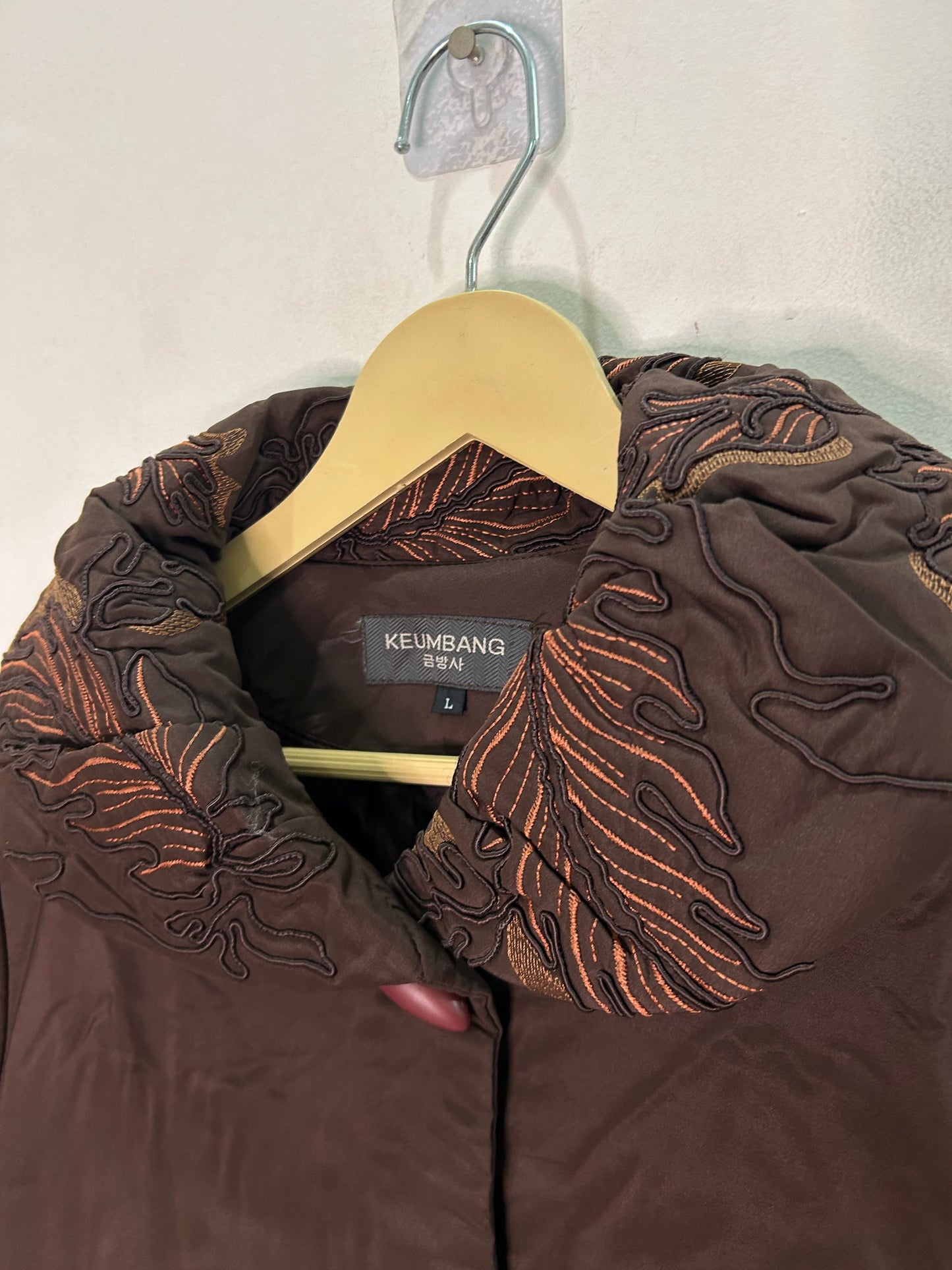 Quilted Embroidered Puffer Jacket