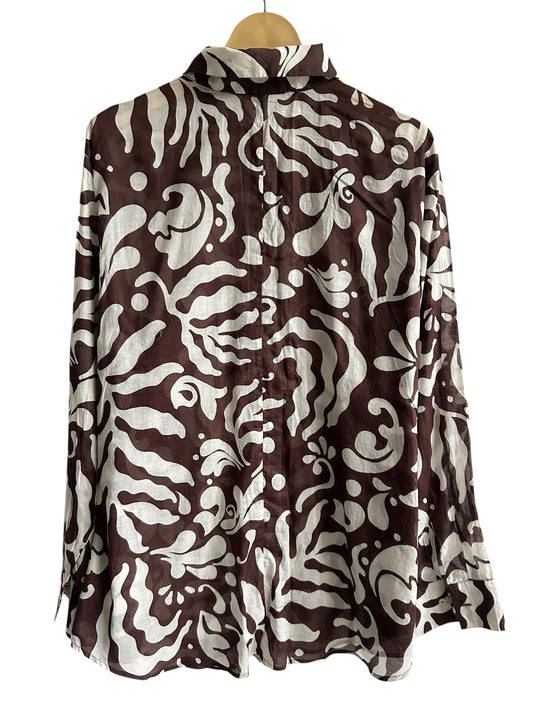 Cotton Mango Brown Shirt