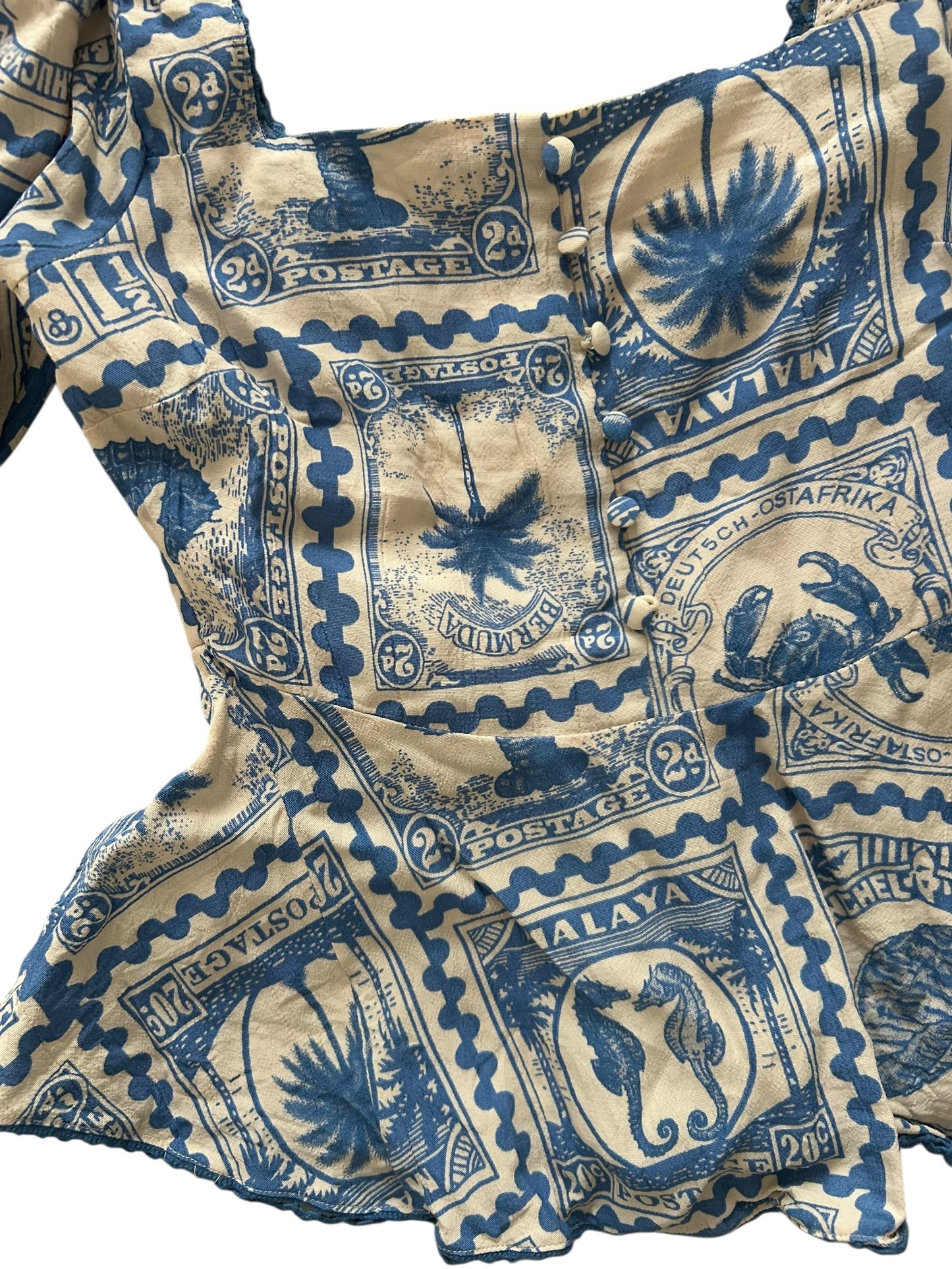 Beach Peplum Top
