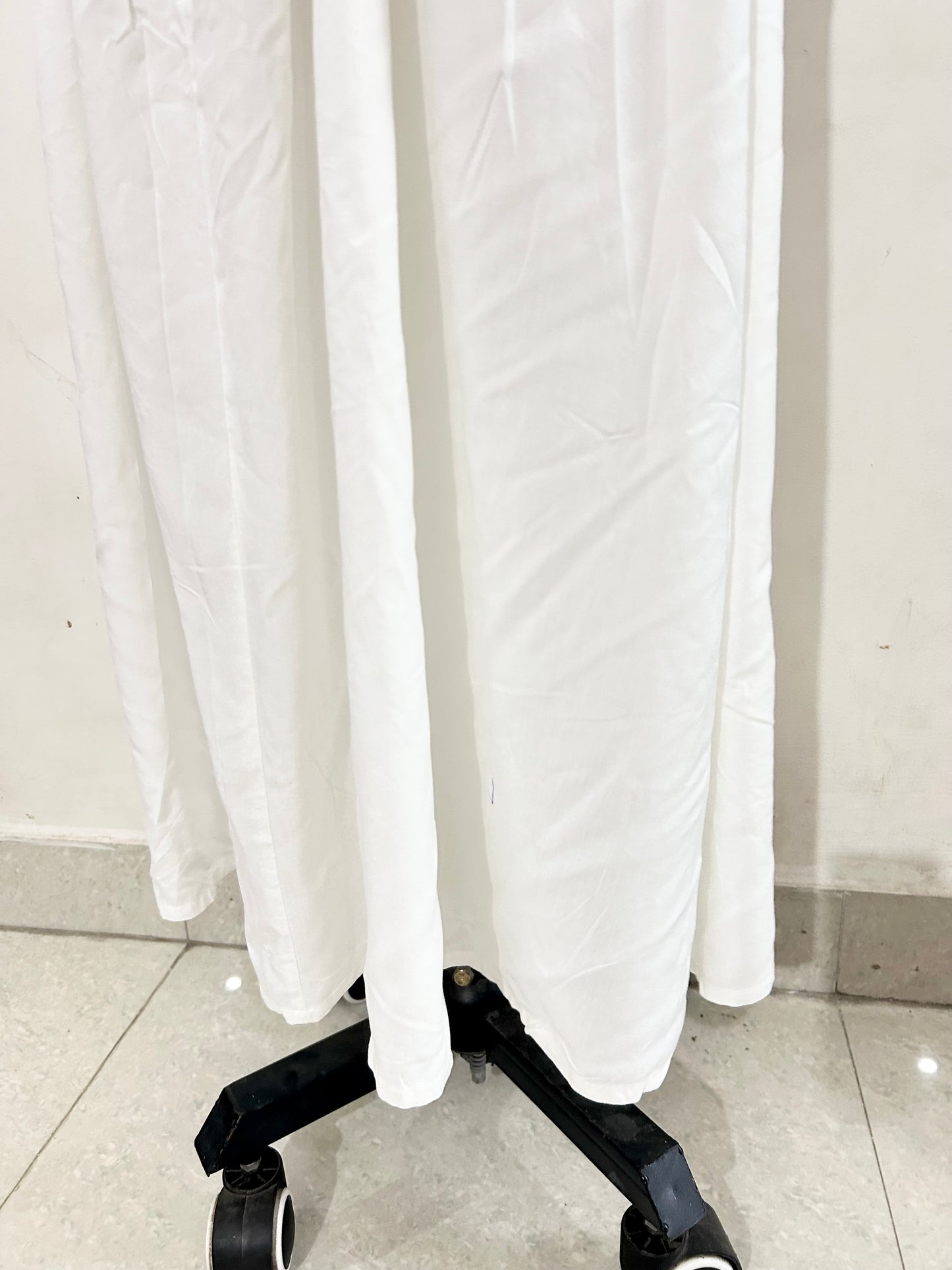 KOTON Embroidered Spaghetti Strappy Midi Dress