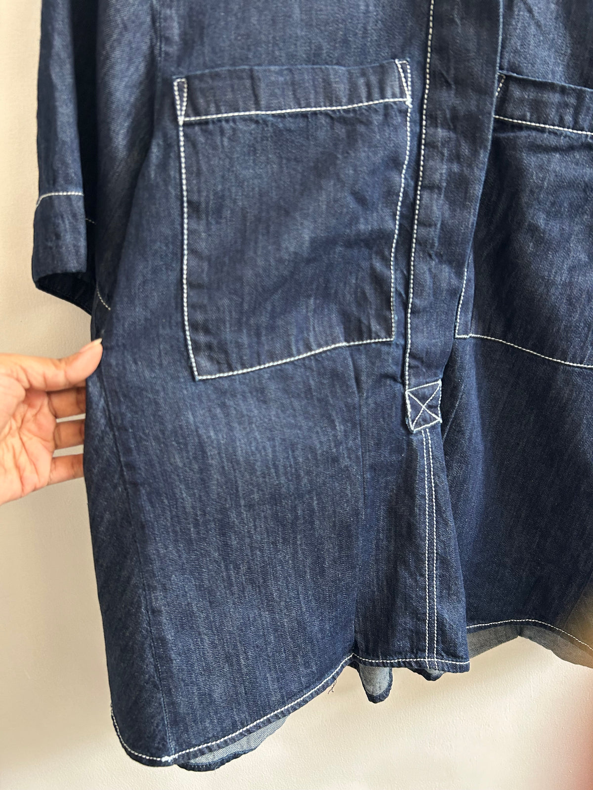 Denim Shirt: 40”