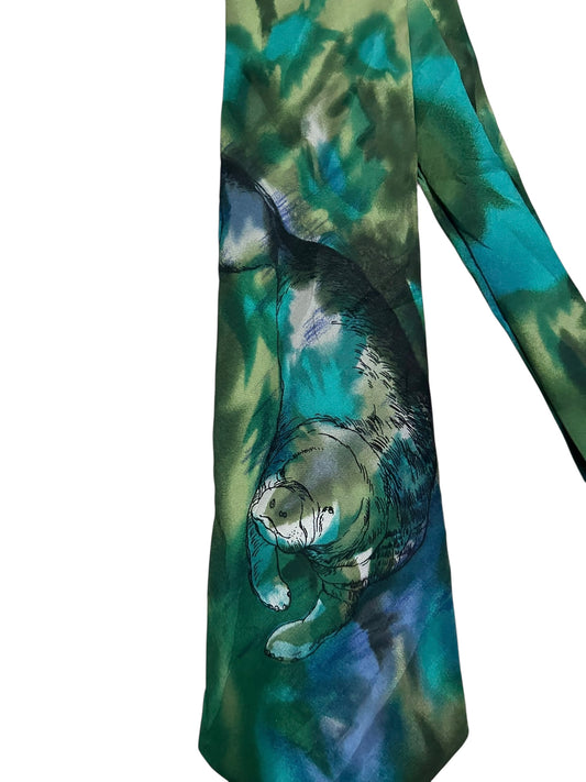 Vintage Sea Walrus Tie #1