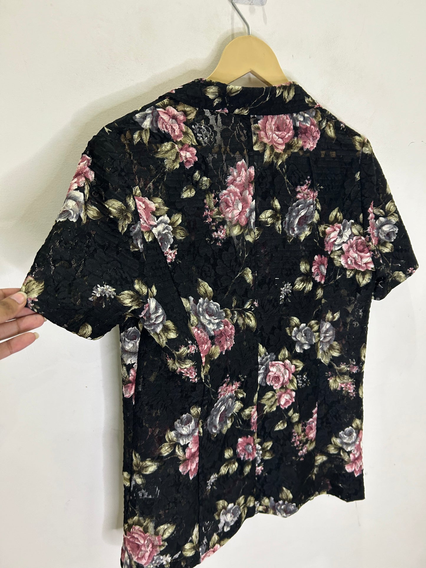 Floral Mesh Shirt