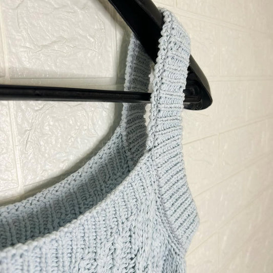 Crochet Blue Top
