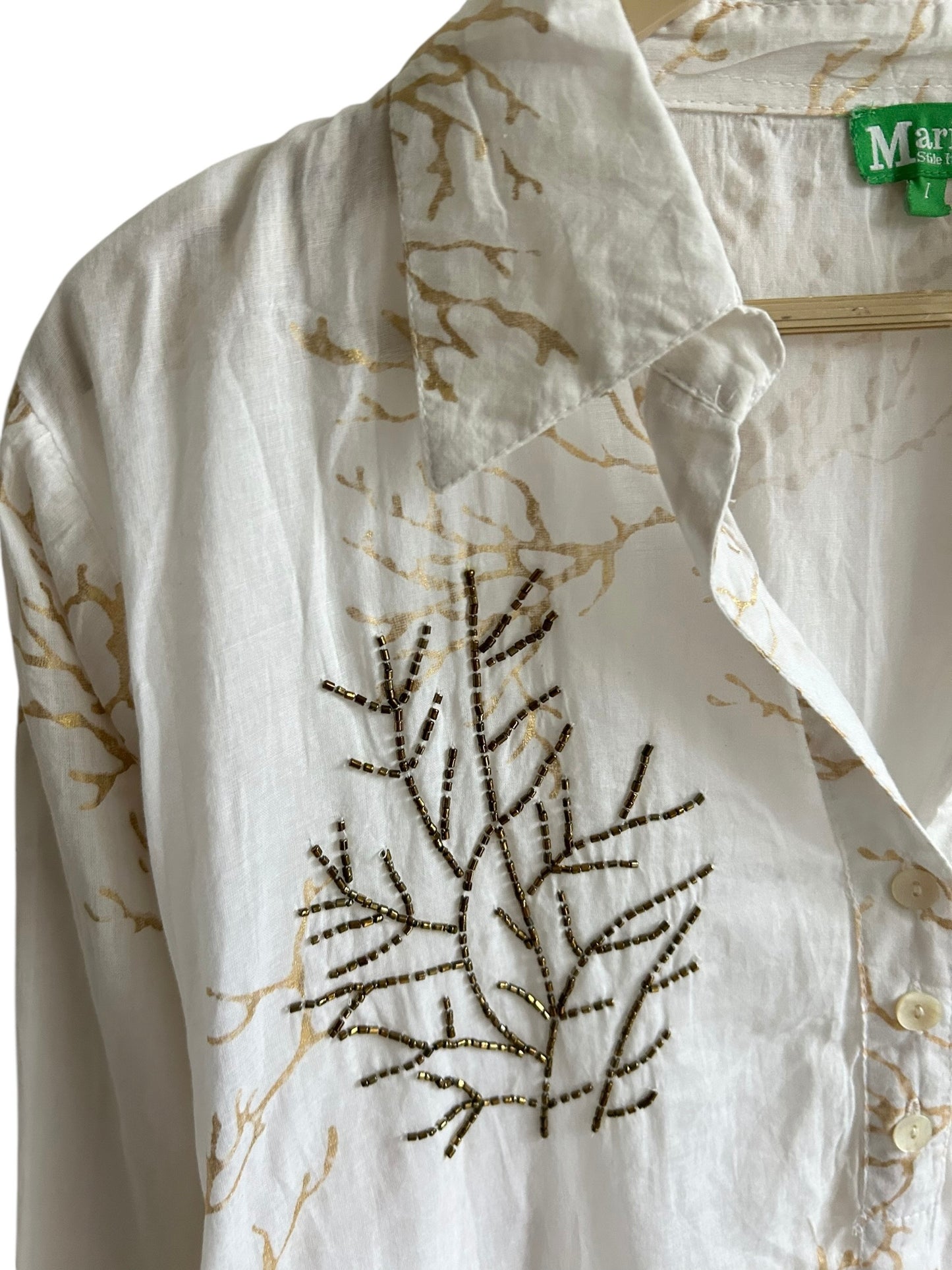 Embellished Long Shirt