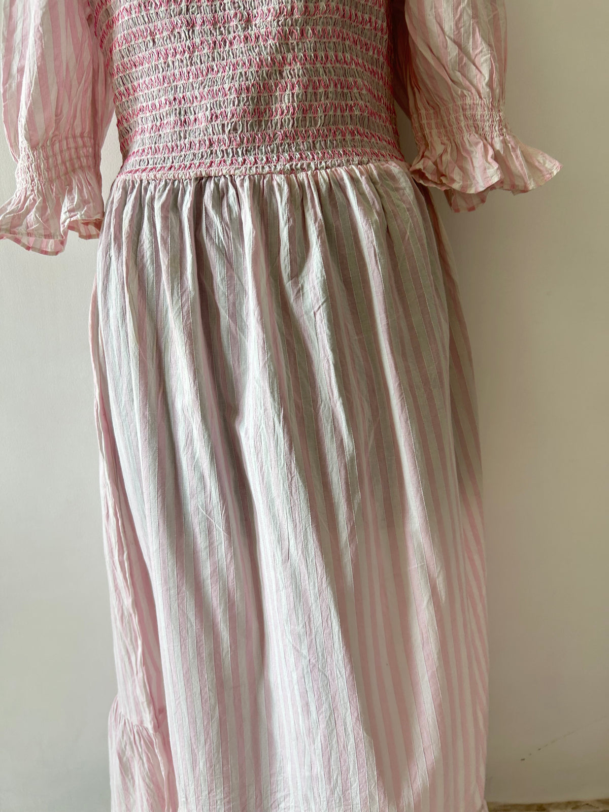 Pink Striped Dress