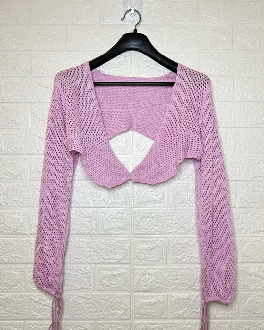Pink Crochet Top