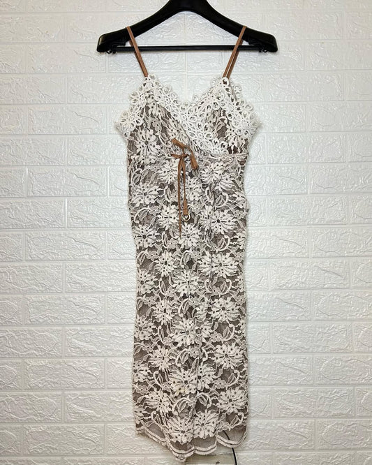 Lace Beige Dress