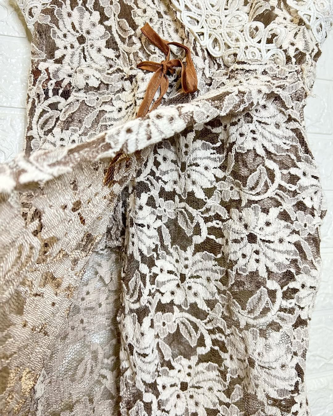 Lace Beige Dress