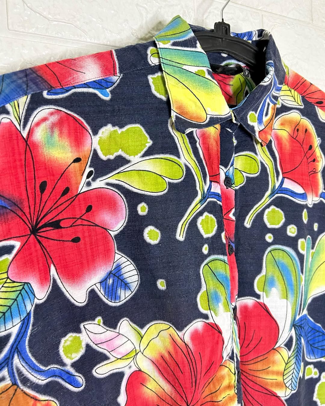 Cotton Multicolor Floral Shirt