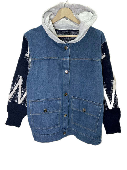 Denim Knit Cardigan